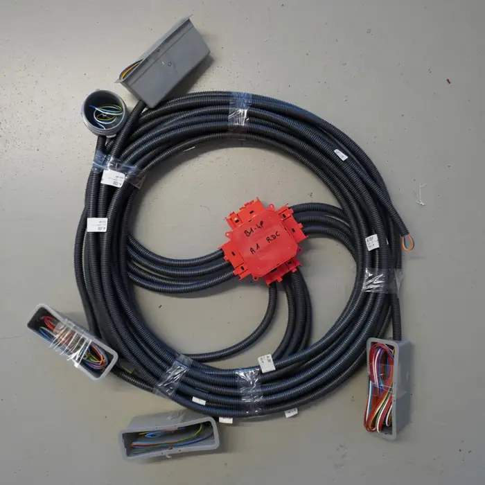 Pieuvre électrique Intechs pré-câblée avec boîte de dérivation centrale et boîtiers d'encastrement